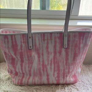 Michael Kors Pink Tie-Dye Tote Bag